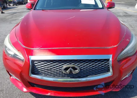 2017 Infiniti Q50 3.0T Red Sport 400 из США, поврежденный, VIN JN1FV7AR3HM870642